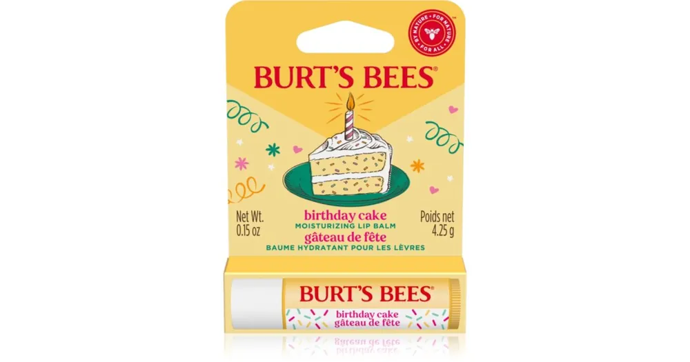 Burt’s BeesBirthday Cake ajakápoló méhviasszal Prémium