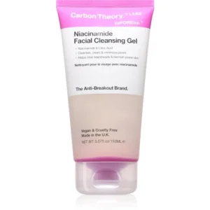 Prémium Carbon TheoryVaporeize Niacinamide Cleansing Gel mélyen tisztító gél niacinamiddal
