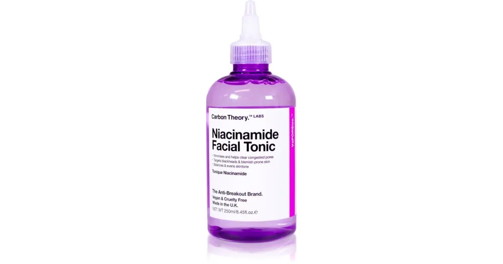 Carbon TheoryVaporeize Niacinamide Facial Tonic tisztító tonik niacinamiddal Csak ma
