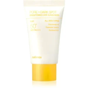 celimaxPore+Dark Spot Brightening Care Suncream napozó bőrélénkítő krém SPF 50+ Ajánlat