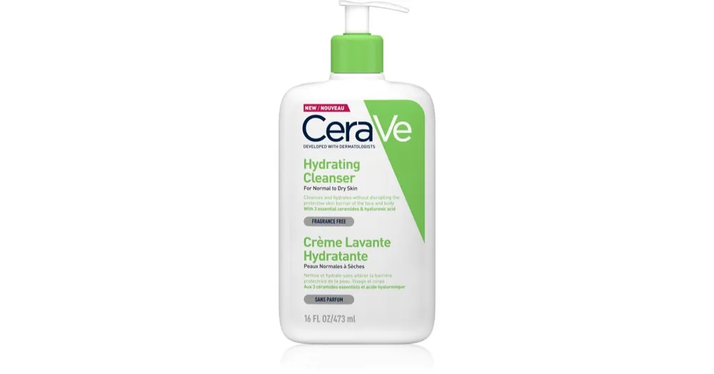 CeraVeCleansers Hydrating Cleanser tisztító emulzió hidratáló hatással Kedvezmény