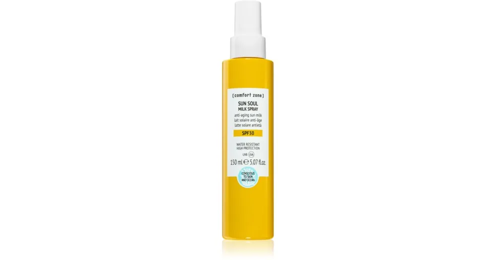 Rendeld meg most Comfort ZoneSun Soul SPF 30 hidratáló napozótej a bőr öregedése ellen