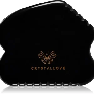CrystalloveBlack Obsidian Contour Gua Sha masszázs szegédeszköz Expressz szállítás
