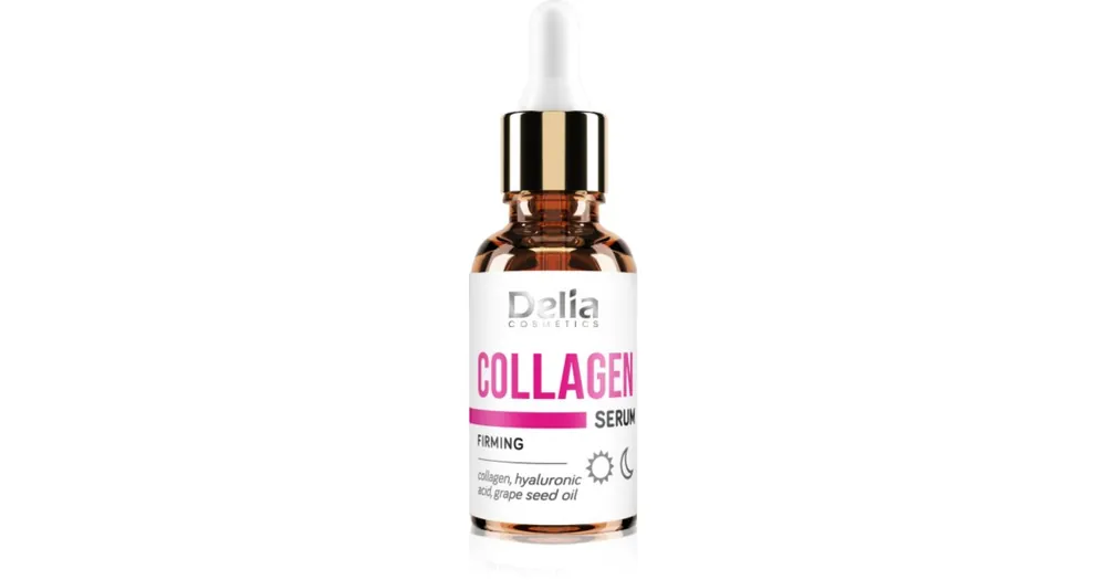 Delia CosmeticsAuthentic Beauty Collagen bőrfeszesítő szérum az arcra kollagénnel Legnépszerűbb