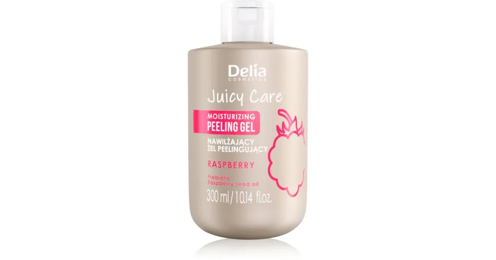 Delia CosmeticsJuicy Care Raspberry hidratáló testpeeling Biztonságos vásárlás