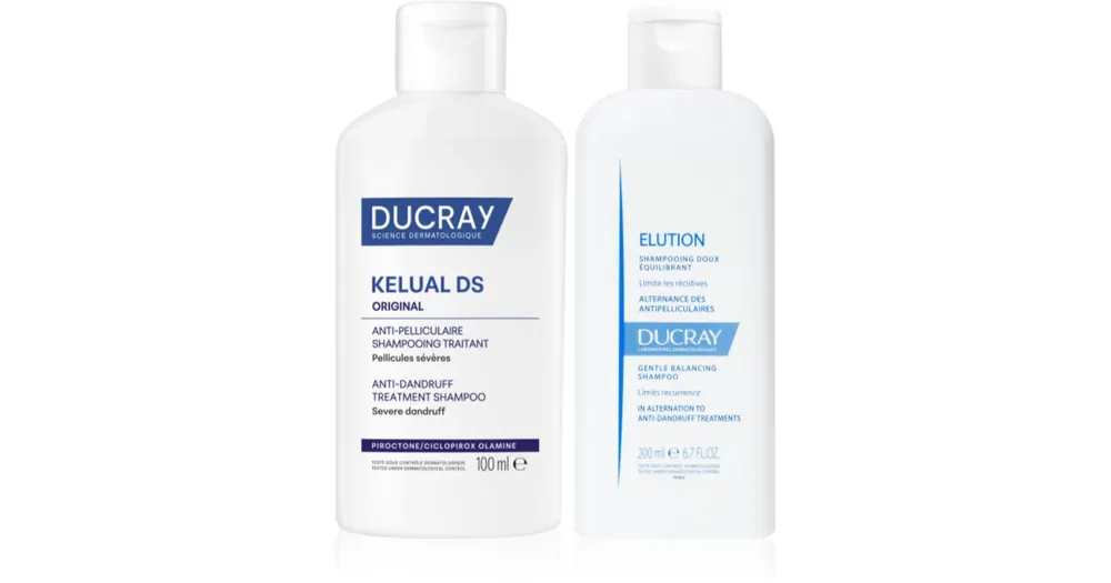 Legkelendőbb DucrayKelual DS szett szeborreás dermatitisz és súlyos korpásodás esetén