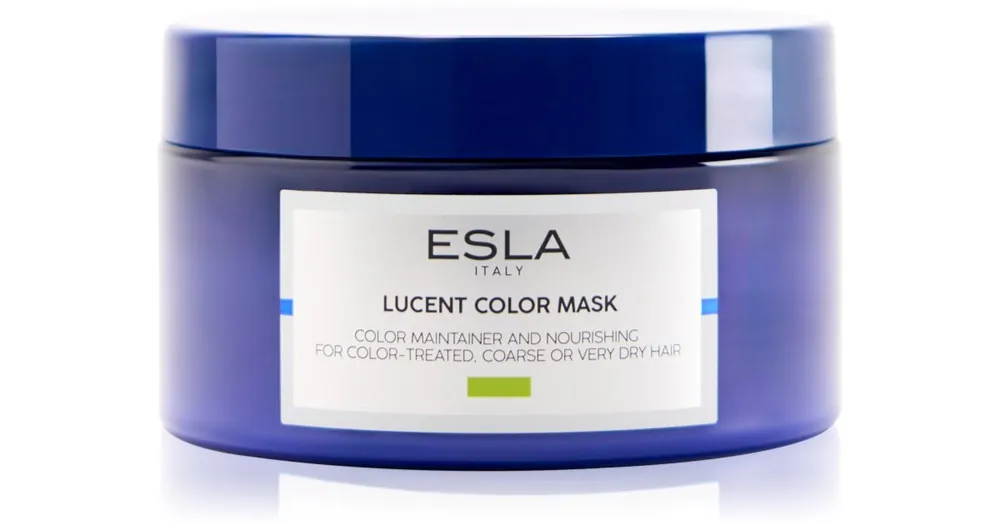 Árengedmény ESLA ITALYLucent Color tápláló maszk a tündöklő hajszínért