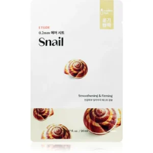 ETUDE0.2 Therapy Air Mask Snail kisimító gézmaszk csigakivonattal Gyors kiszállítás