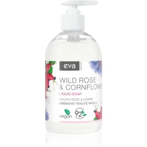 Biztonságos fizetés Eva NaturaWild rose & Cornflower krémes folyékony szappan kézre