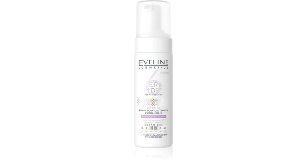 Eveline Cosmetics6 Ceramides mélyisztító hab ceramidokkal Bestseller