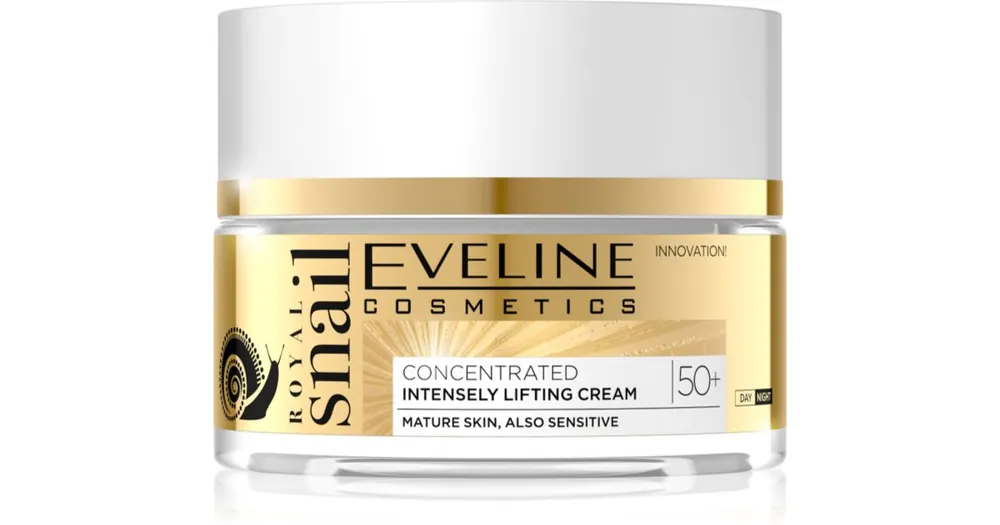Korlátozott ajánlat Eveline CosmeticsRoyal Snail nappali és éjszakai liftinges krém 50+