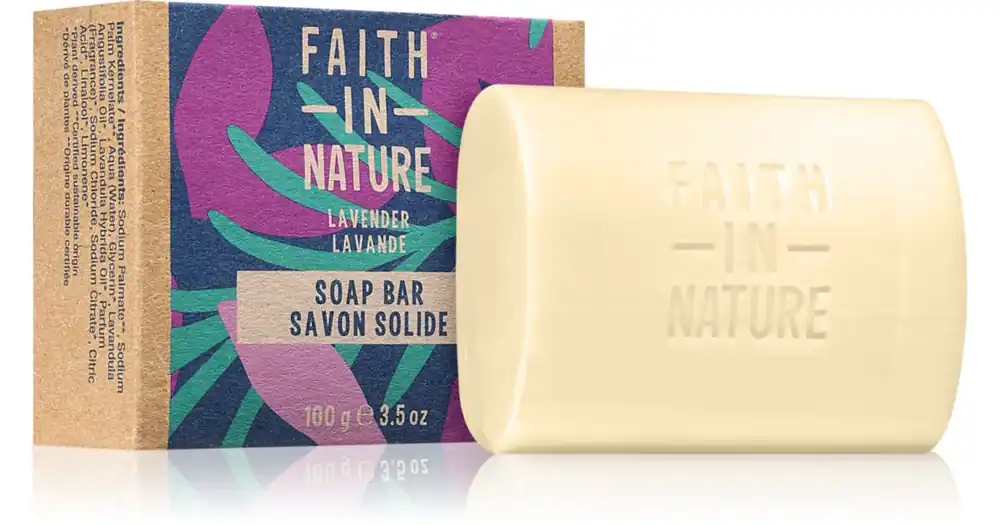 Faith In NatureHand Made Soap Lavender természetes szilárd szappan levendula illatú Rendeld meg most
