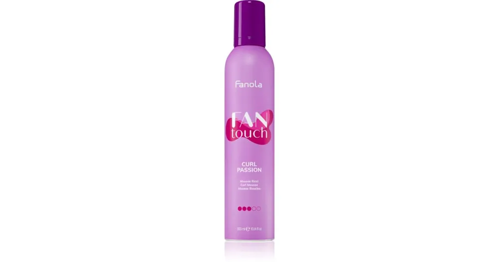 FanolaFAN touch fixáló hab göndör hajra Prémium