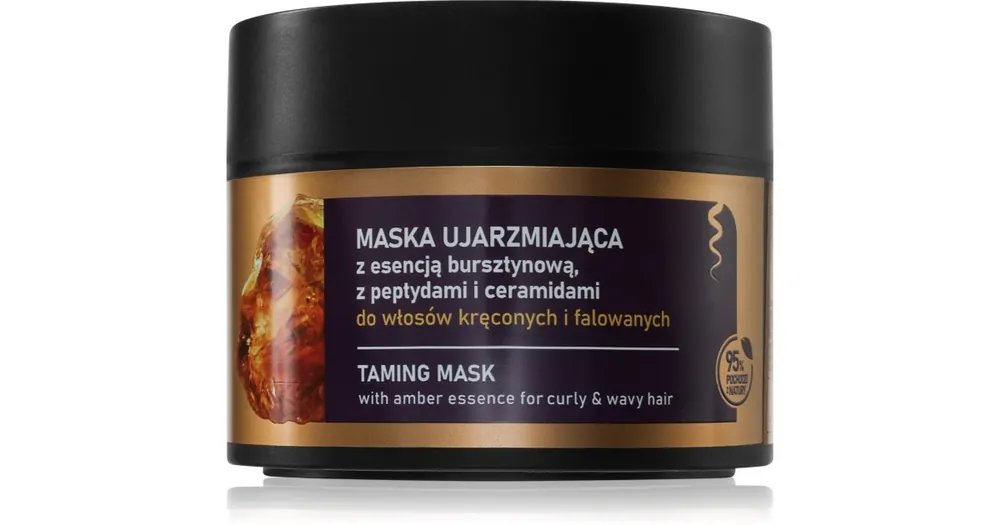 FarmonaJantar Amber Essence haj maszk a hullámos és göndör hajra Exkluzív ajánlat