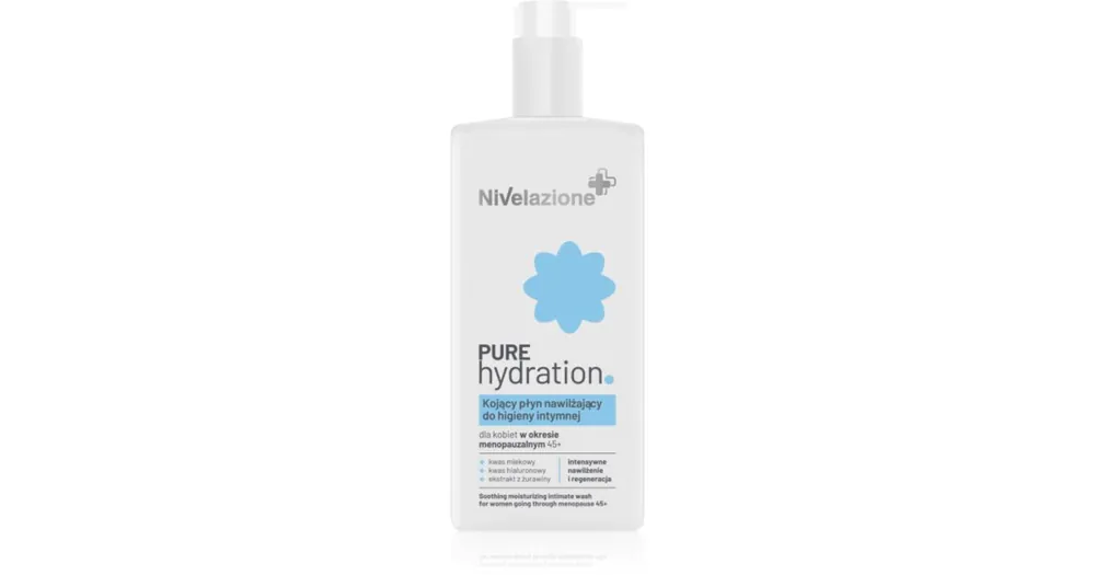 FarmonaNivelazione Soothing Moisturizing Intimate Wash gél az intim higiéniára elősegíti a komfortérzetet a menopauza során Vedd meg online
