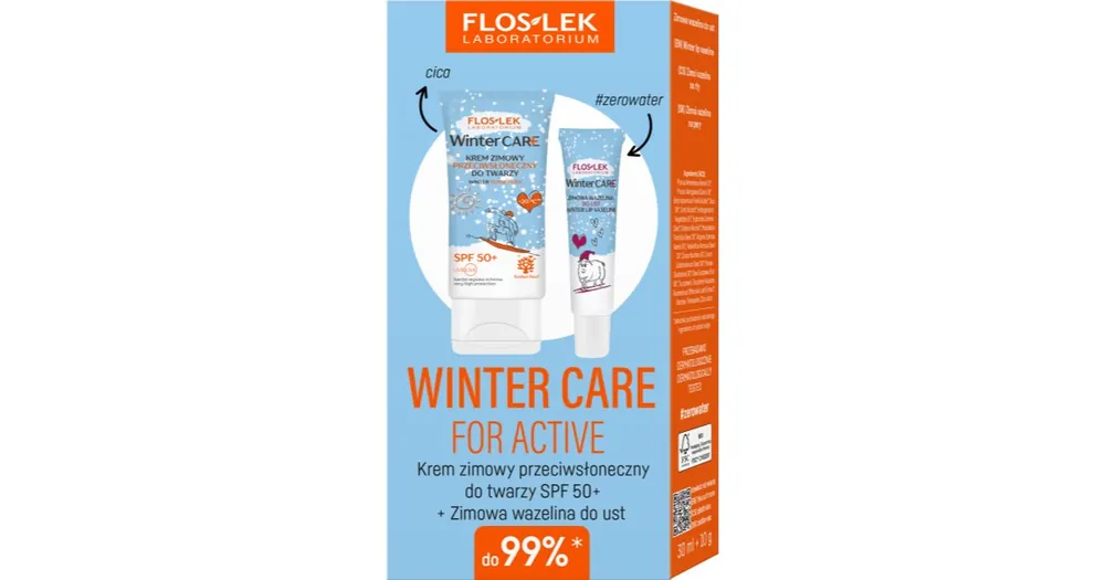 Floslek LaboratoriumWinter Care Set ajándékszett SPF 50 Vásárlói kedvenc