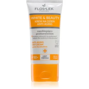 Biztonságos fizetés Floslek PharmaWhite & Beauty nappali krém a pigmentfoltok ellen SPF 50+