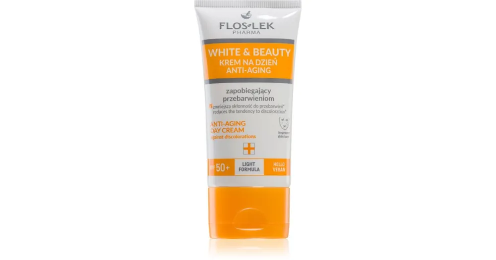 Biztonságos fizetés Floslek PharmaWhite & Beauty nappali krém a pigmentfoltok ellen SPF 50+