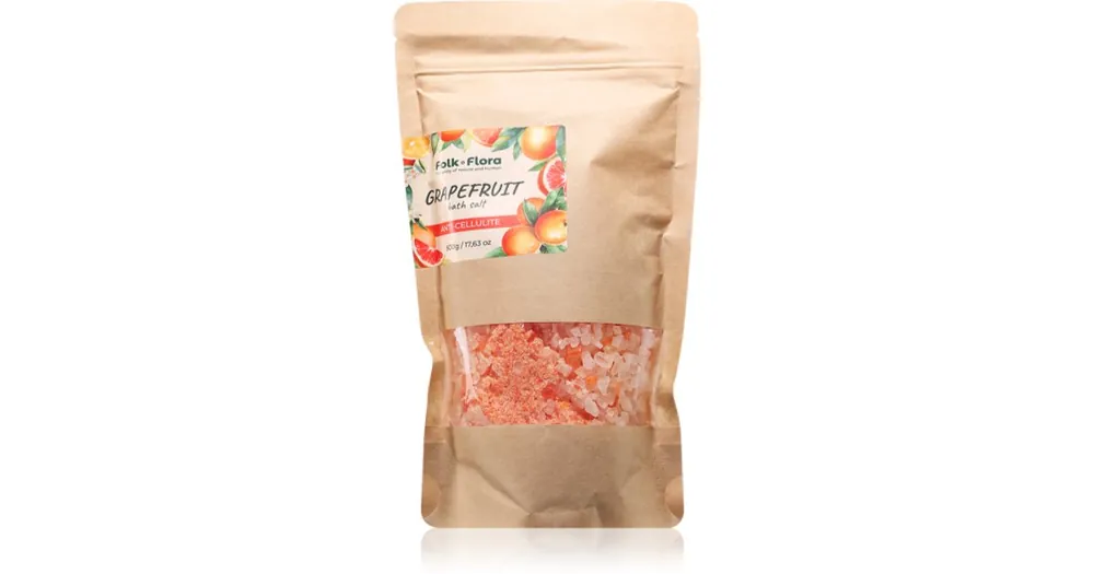 Korlátozott ajánlat Folk & FloraGrapefruit fürdősó nyugtató hatással