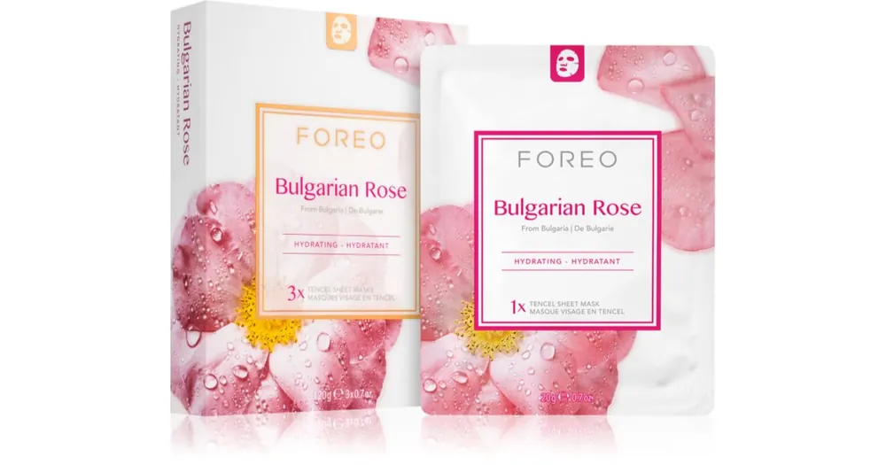 Nézd meg most FOREOFarm to Face Sheet Mask Bulgarian Rose hidratáló gézmaszk