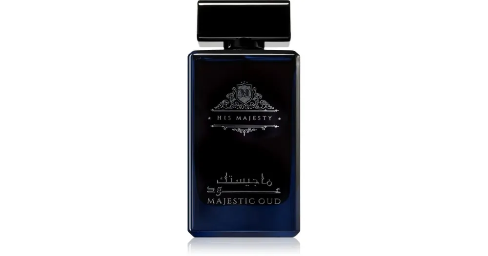 Biztonságos vásárlás Fragrance WorldHis Majesty Majestic Oud Eau de Parfum uraknak