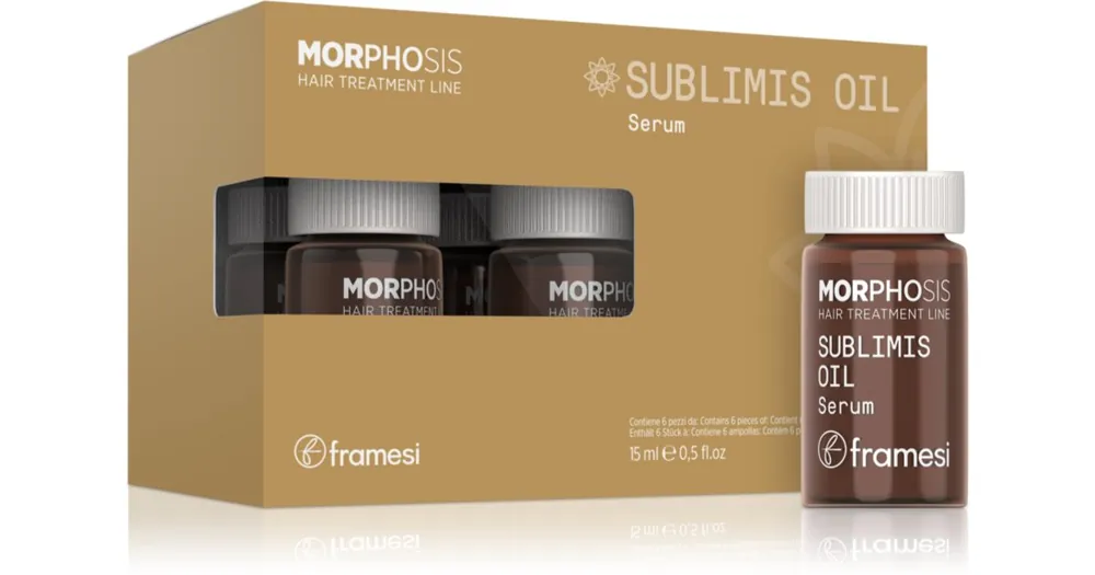 FramesiMorphosis Sublimis Oil Intenzíven hidratáló szérum hajra Kiárusítás