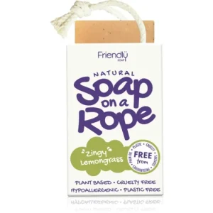 Árengedmény Friendly SoapSoap on a Rope Lemongrass természetes szappan zsinóron