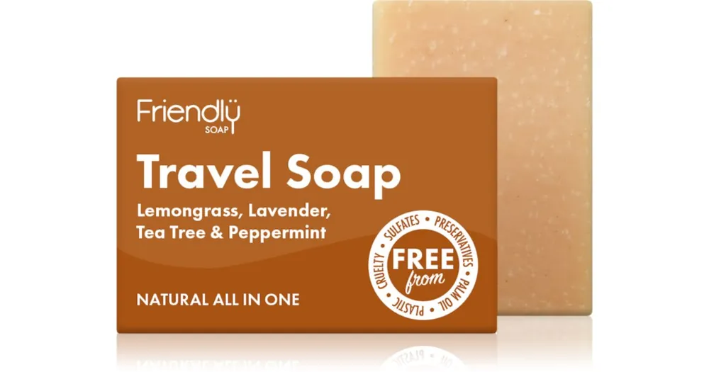 Friendly SoapTravel Soap Hair & Body természetes szappan testre és hajra Azonnali szállítás