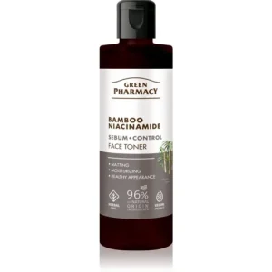 Green PharmacyBamboo & Niacinamide Face Toner aktív tonikum zsíros bőrre Biztonságos vásárlás