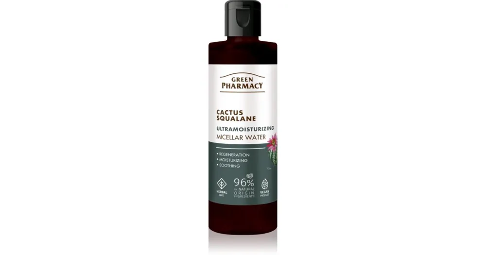 Exkluzív ajánlat Green PharmacyCactus & Squalane Micellar Water micellás hidratáló víz