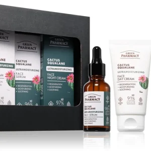 Expressz szállítás Green PharmacyCactus & Squalane Set ajándékszett a bőr hidratálásáért és feszességéért