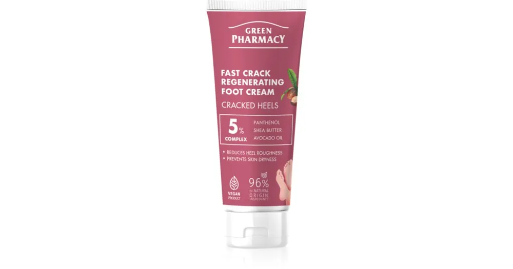 Green PharmacyFoot Care Regenrating Fast Crack Foot Cream regeneráló krém a berepedezett lábbőrre Biztonságos fizetés