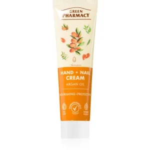 Végkiárusítás Green PharmacyArgan Hand Cream tápláló és védőkrém kézre és körmökre