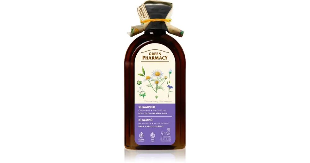 Green PharmacyChamomile & Linseed Oil Shampoo ápoló sampon festett hajra Ajánlat