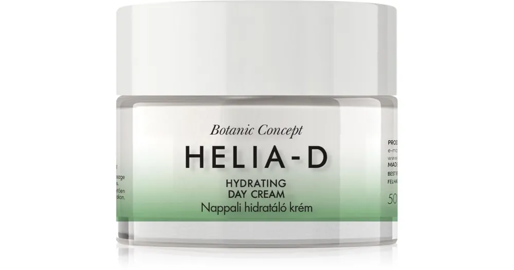 Különleges ajánlat Helia-DBotanic Concept hidratáló nappali krém normál és kombinált bőrre