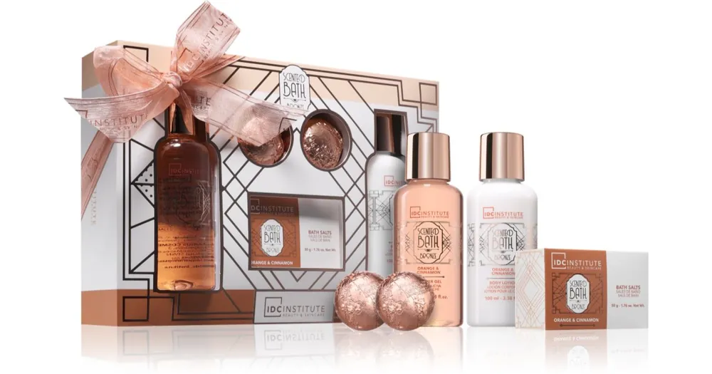 IDC InstituteScented Bath Bronze ajándékszett hölgyeknek Alacsony ár