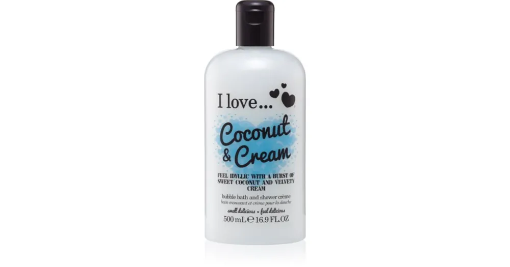 I LoveCoconut & Cream tusoló és fürdő géles olaj Kedvezményes ár