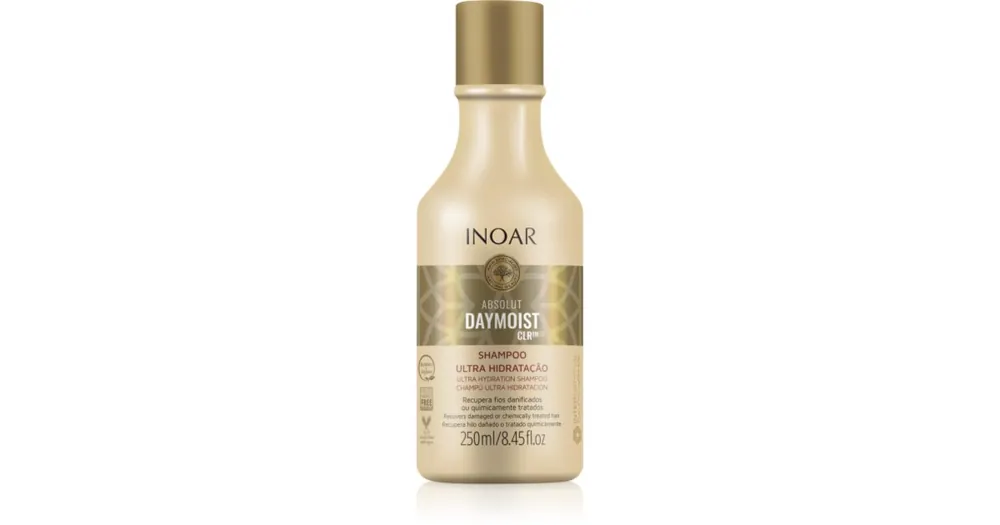 INOARAbsolut Daymoist CLR™ Intenzíven hidratáló sampon száraz és festett hajra Kihagyhatatlan ajánlat