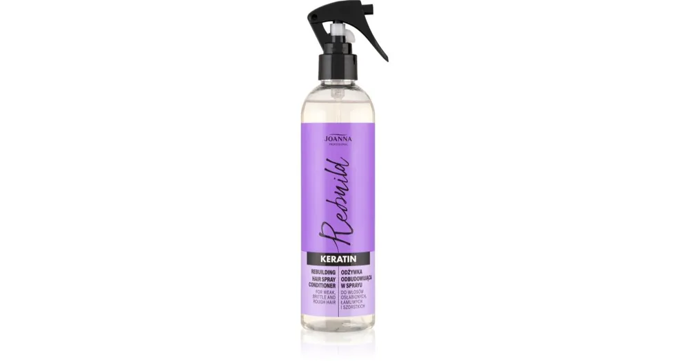 Bestseller JoannaProfessional Keratin öblítést nem igénylő spray kondicionáló