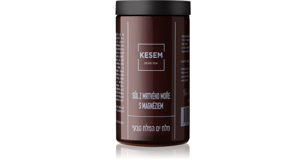KESEMDead Sea Salt with Magnesium holt-tengeri természetes fürdősó magnéziummal Kedvezmény