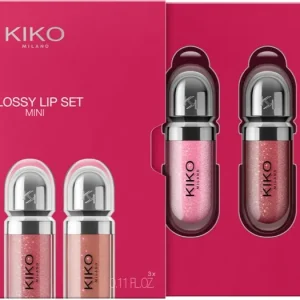 Végkiárusítás KIKO MilanoGlossy Lip Set Mini ajakfény szett mini csomagolás