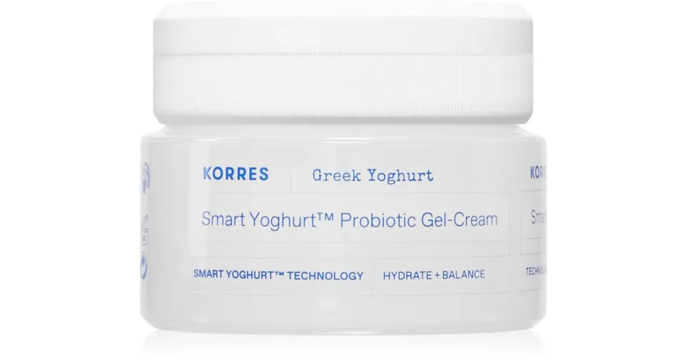 KorresSmart Yoghurt™ Probiotic Gel-Cream hidratáló géles krém probiotikumokkal Expressz kézbesítés