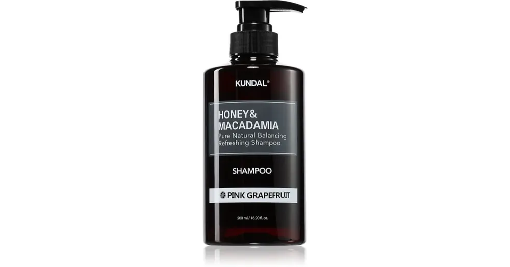 KUNDALHoney & Macadamia Pink Grapefruit természetes sampon száraz és sérült hajra Kedvezmény