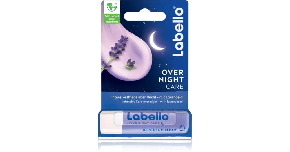 Kiárusítás LabelloOver Night Care regeneráló szájbalzsam levendulával