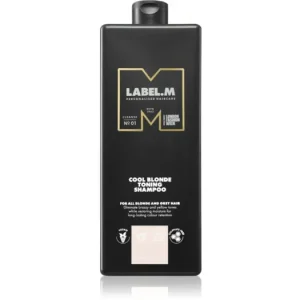 Csak ma label.mCool Blonde Toning Shampoo sampon semlegesíti a sárgás tónusokat