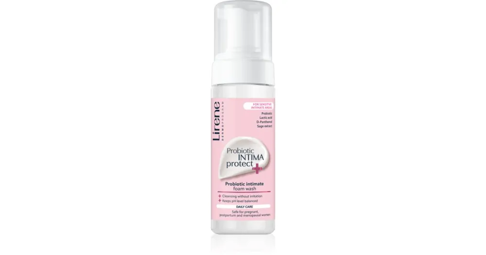 LireneProbiotic Intima Protect tisztító hab intim higiéniára Biztonságos fizetés