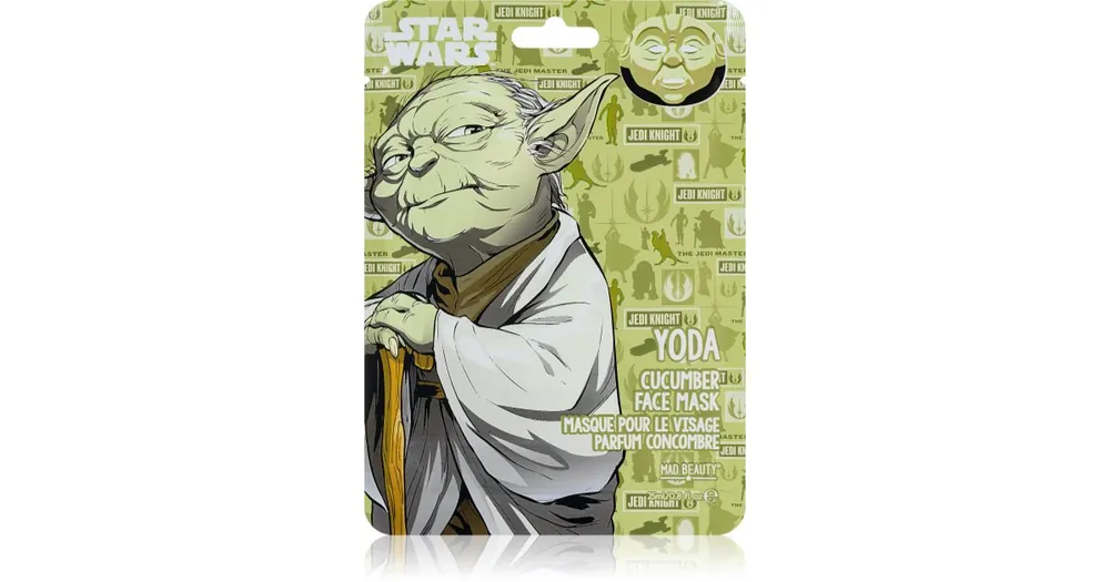 Ne maradj le Mad BeautyStar Wars Yoda nyugtató hatású gézmaszk