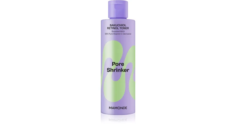Olcsó MAMONDEPore Shrinker Bakuchiol Retinol Toner nyugtató tonik arcra pórusok minimalizálásához