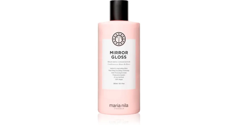 Azonnal elérhető Maria NilaMirror Gloss Conditioner tápláló kondícionáló a fénylő és selymes hajért