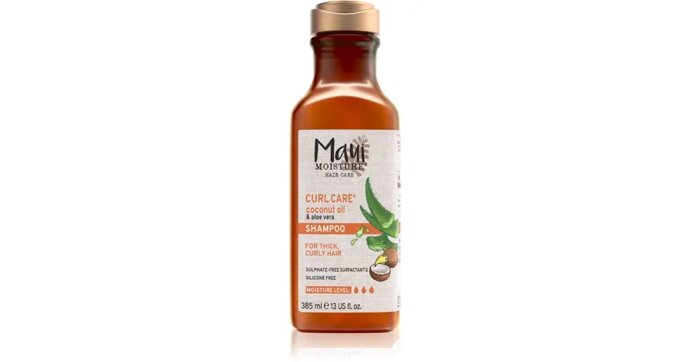 Legnépszerűbb Maui MoistureCurl Quench + Coconut Oil sampon hullámos és göndör hajra